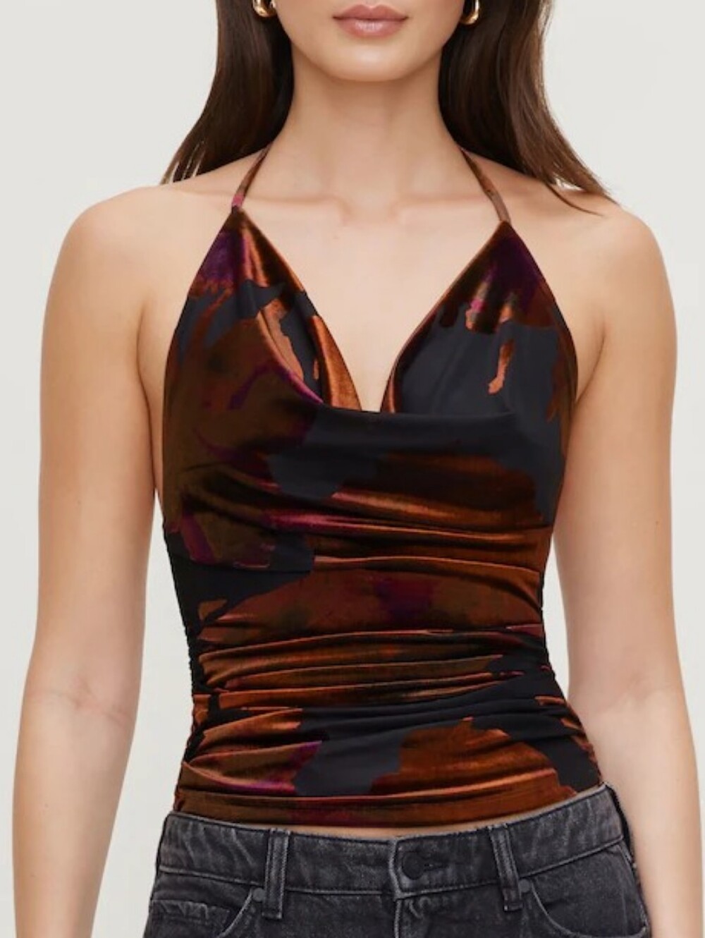 Dynamite Burnout Halter Top